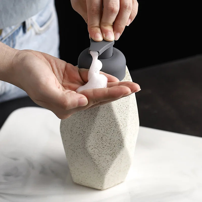 Sculptura Modern Soap Dispenser Set