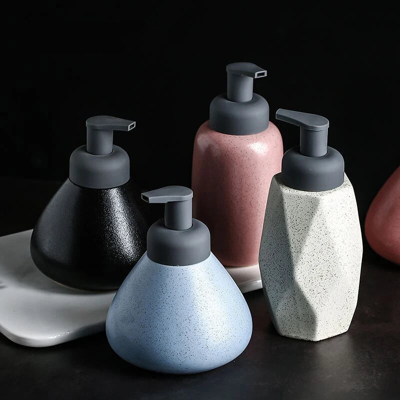 Sculptura Modern Soap Dispenser Set