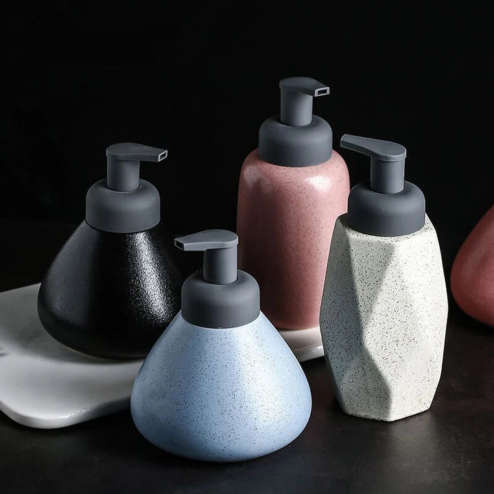 Sculptura Modern Soap Dispenser Set