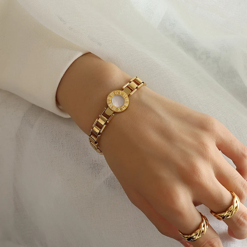Lustre Roman Bangle