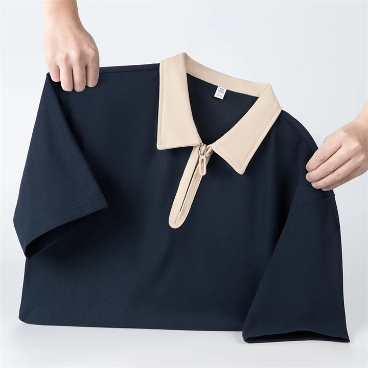 Crest Zip Polo
