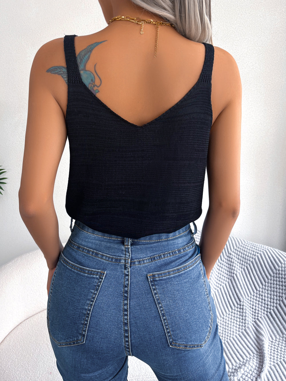 Valetta Buckle Knit Top