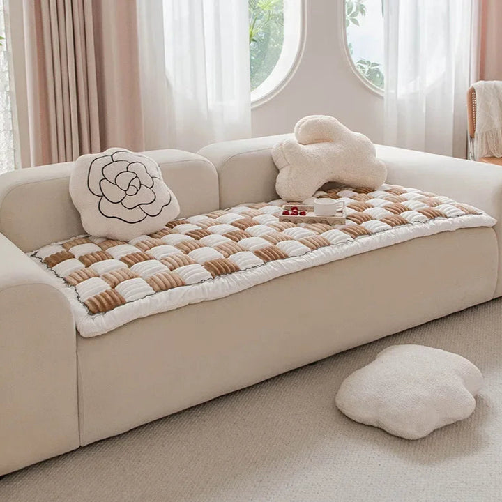 Château Plush Sofa Cover