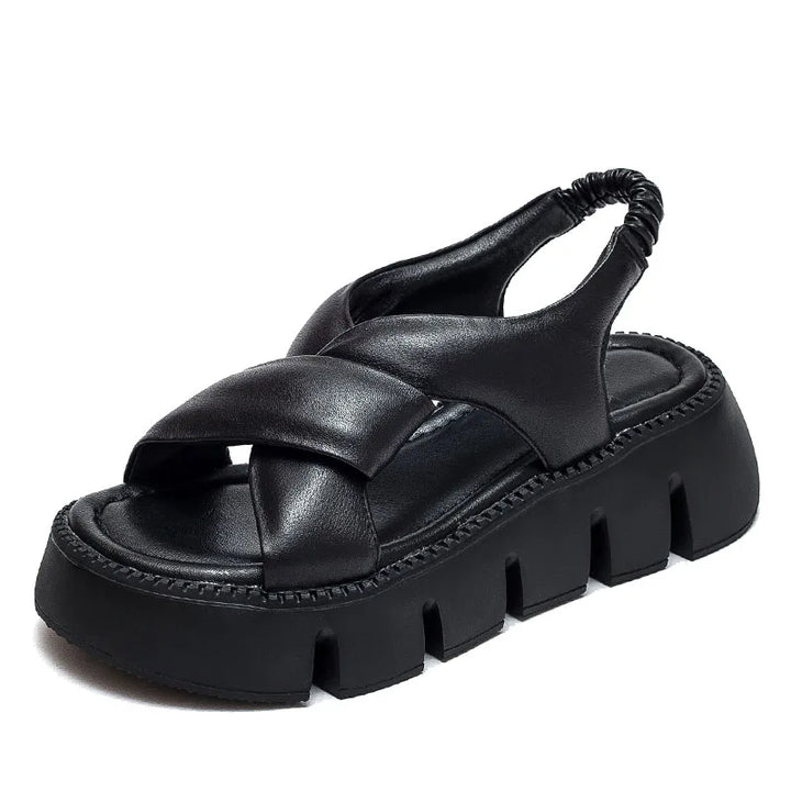 Arlo Cross-Strap Platforms