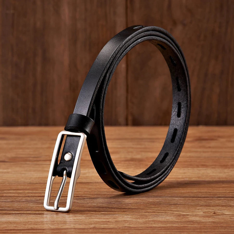 Montford Slim Leather Belt