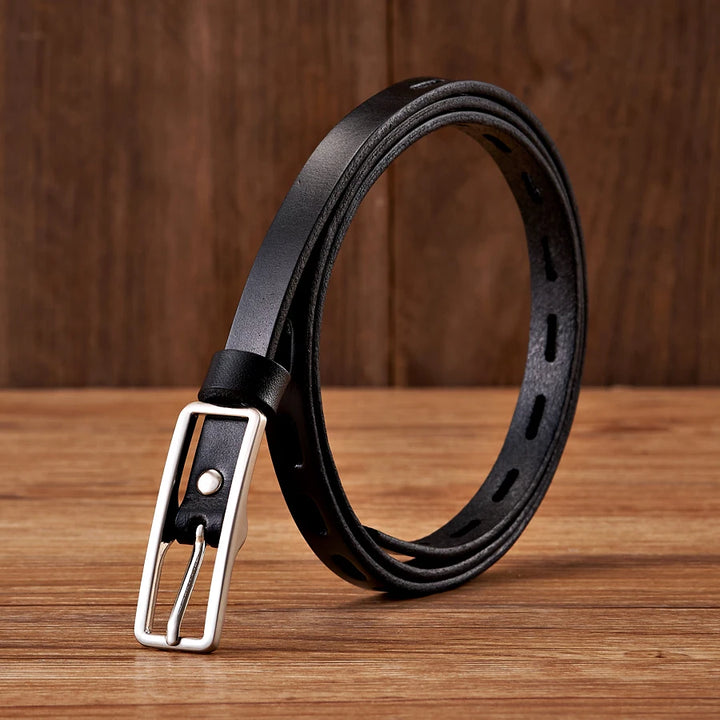 Montford Slim Leather Belt