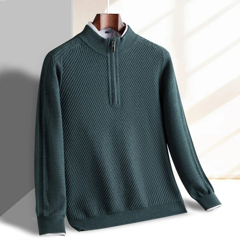 Barclay Ribbed Quarter-Zip