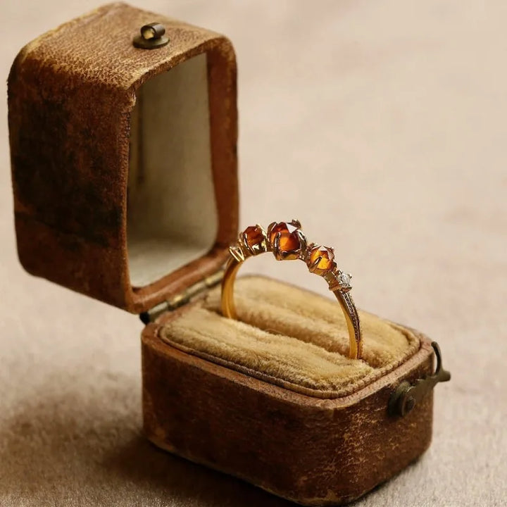 Amber Twilight Heirloom Ring