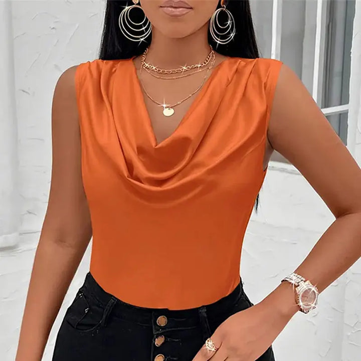 Delina Satin Top