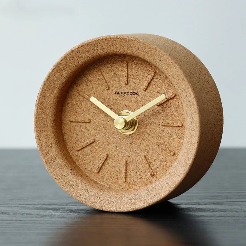 Cork Desk Clock