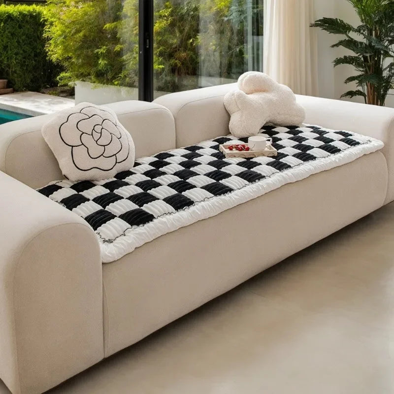 Château Plush Sofa Cover