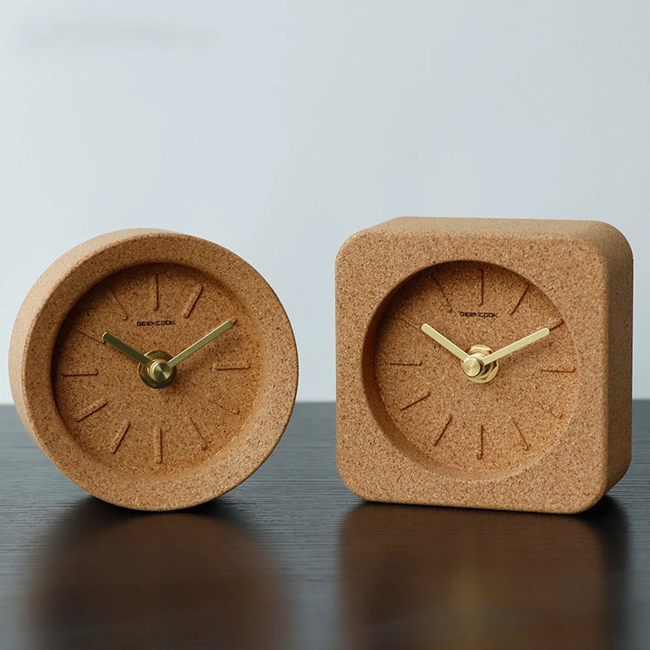 Cork Desk Clock