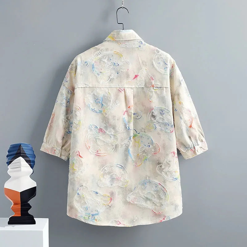 Painter’s Muse Button-Up