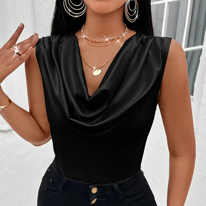 Delina Satin Top