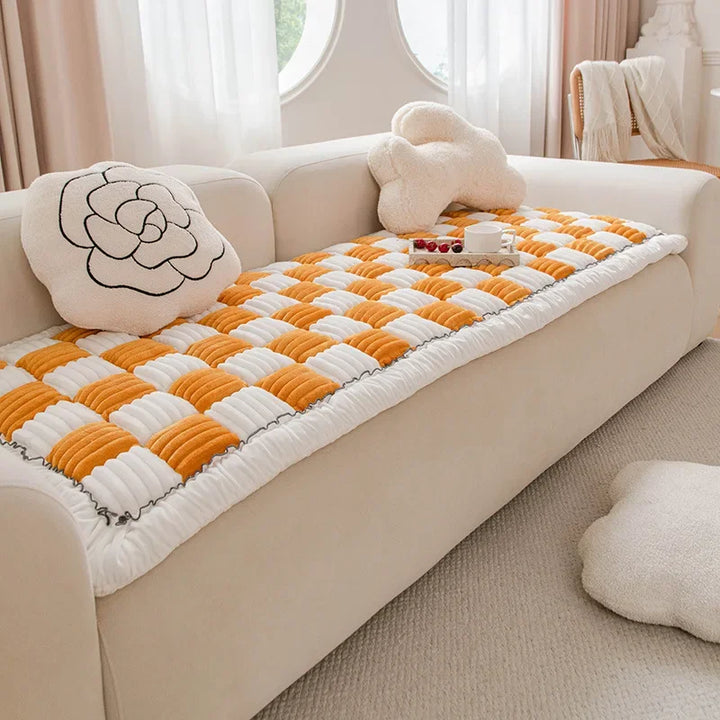 Château Plush Sofa Cover