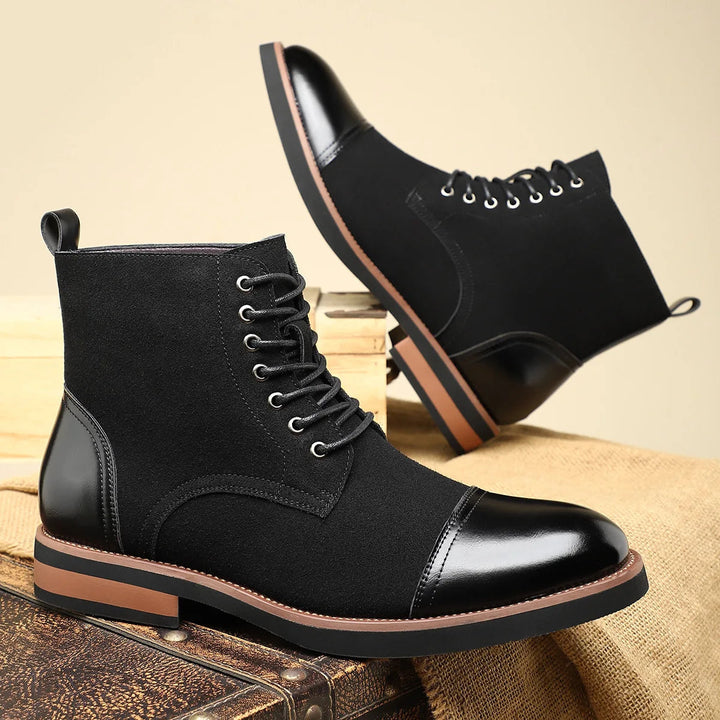 Belmont Suede Lace-Up Boots