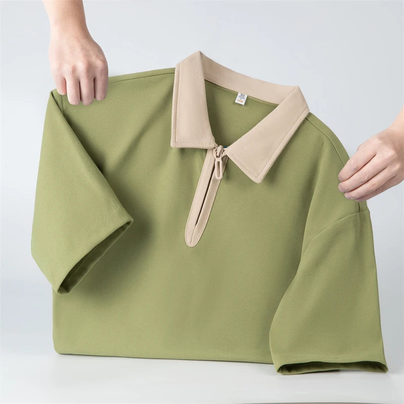 Crest Zip Polo
