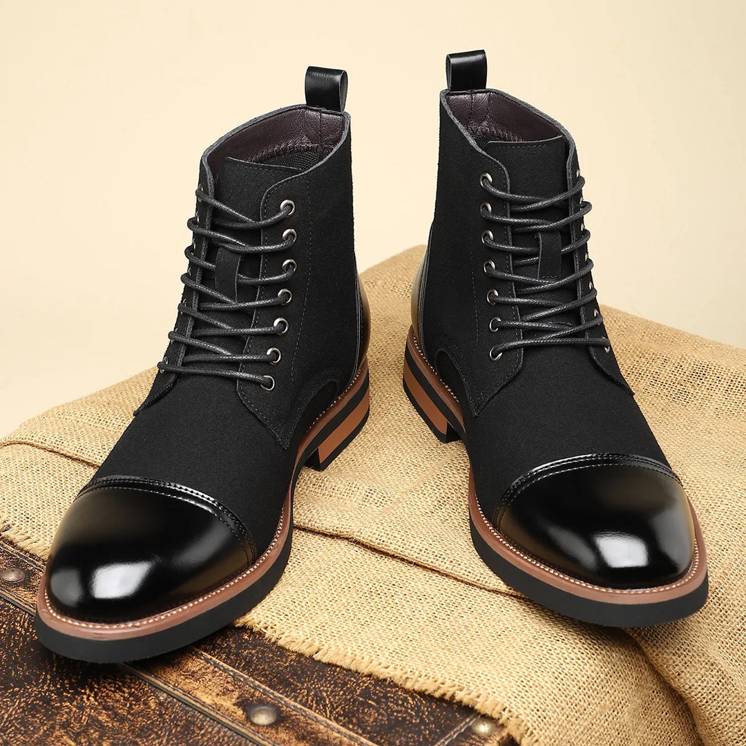 Belmont Suede Lace-Up Boots