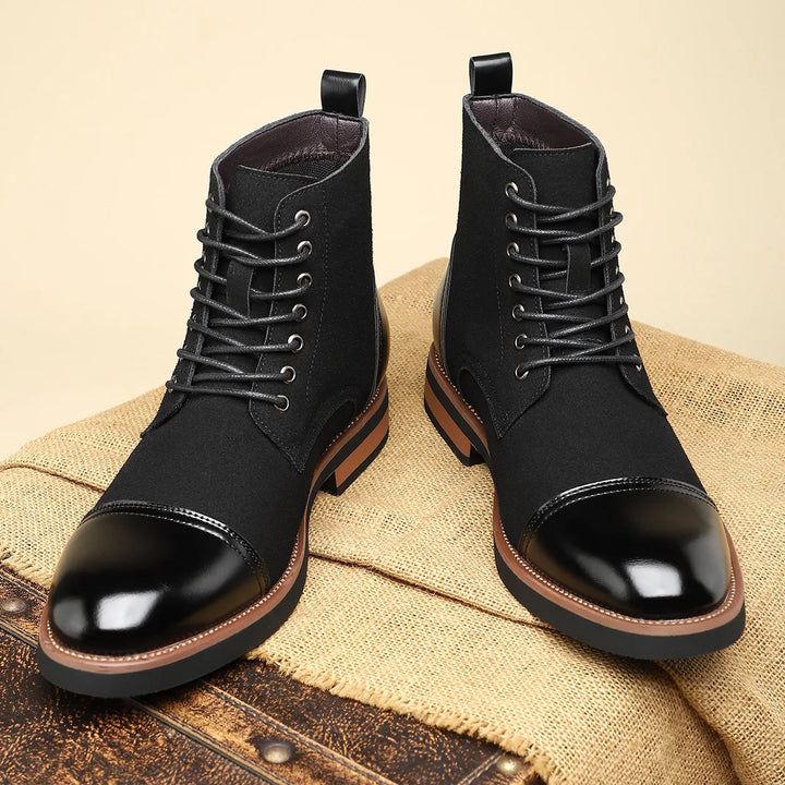 Belmont Suede Lace-Up Boots