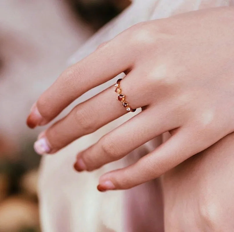 Amber Twilight Heirloom Ring