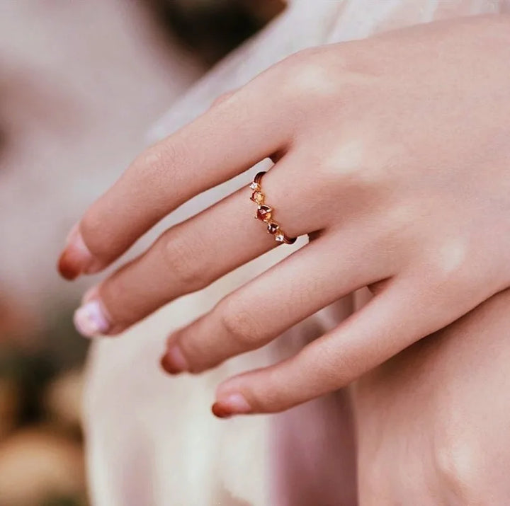 Amber Twilight Heirloom Ring