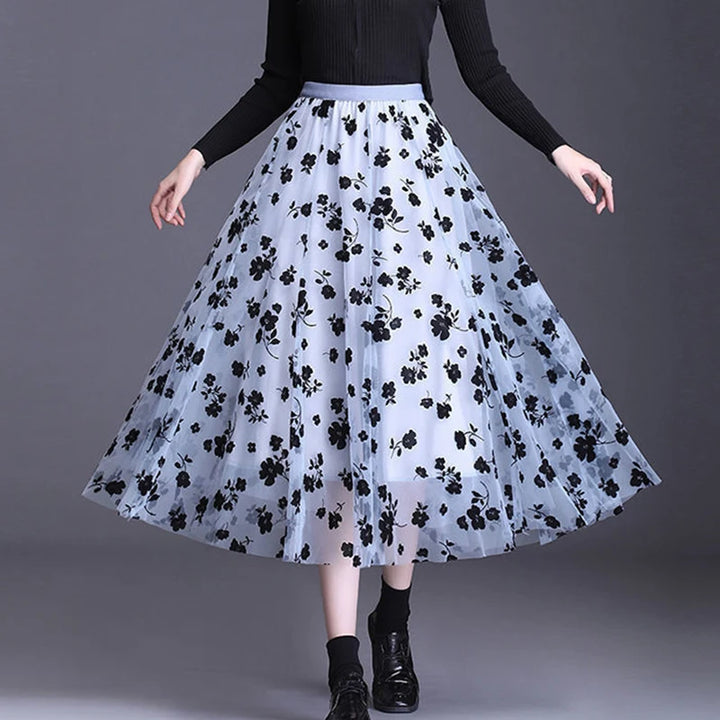 Eliza Petal Mesh Skirt