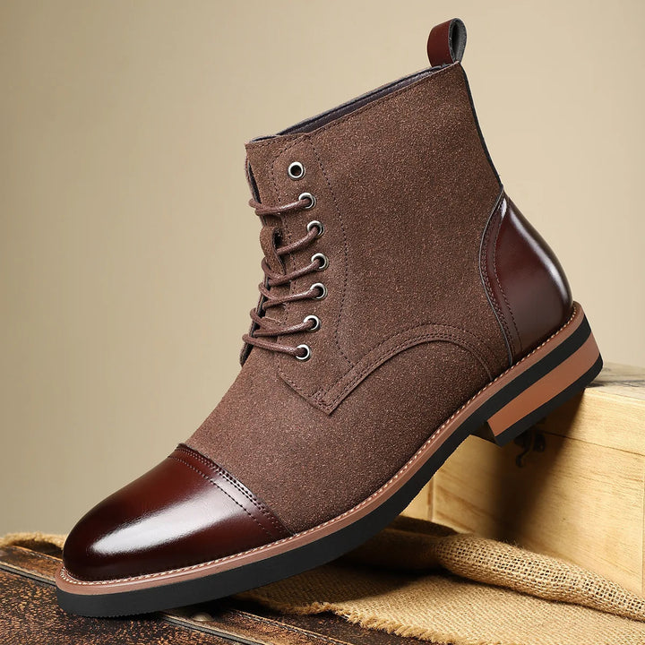 Belmont Suede Lace-Up Boots