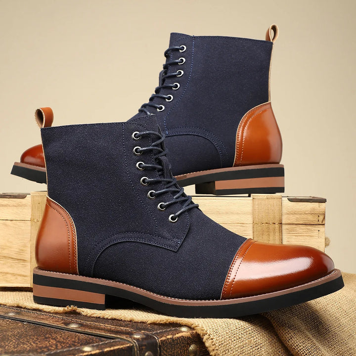 Belmont Suede Lace-Up Boots