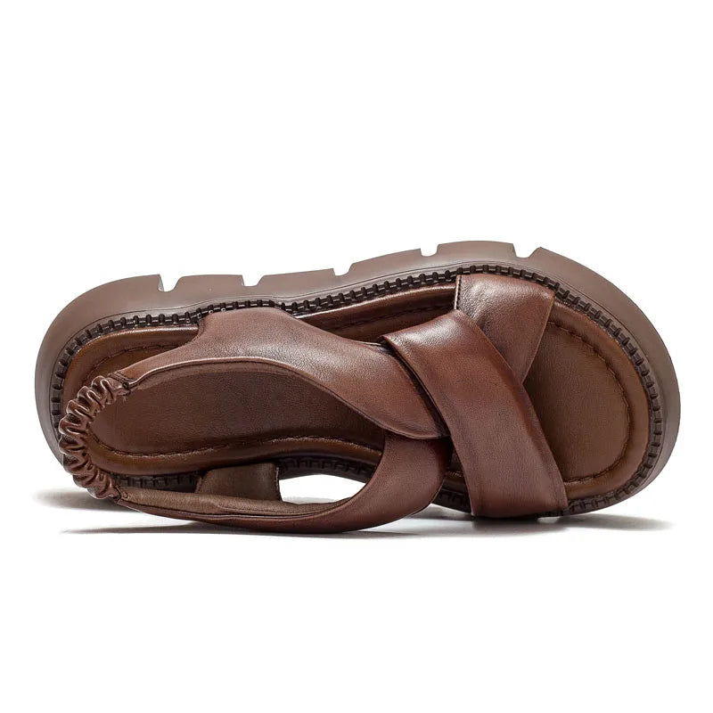 Arlo Cross-Strap Platforms