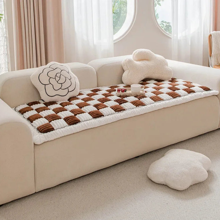 Château Plush Sofa Cover
