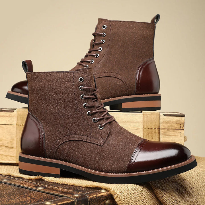 Belmont Suede Lace-Up Boots
