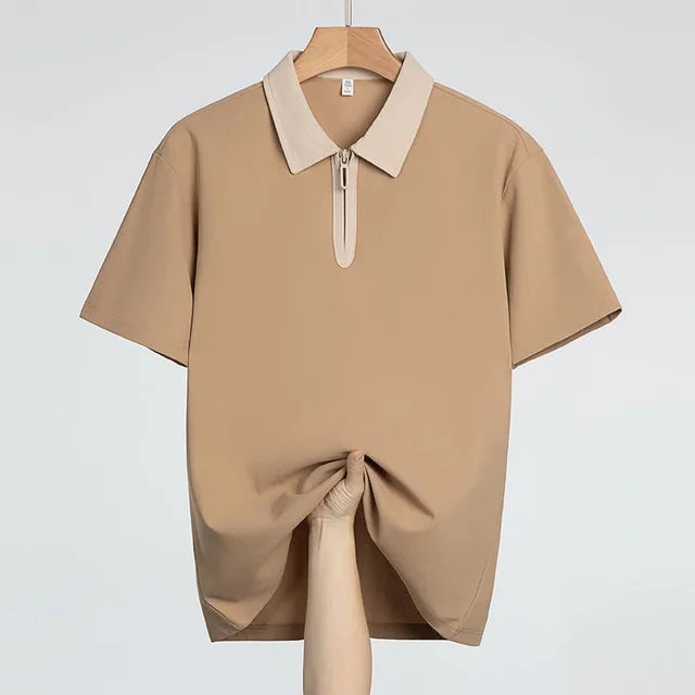 Crest Zip Polo