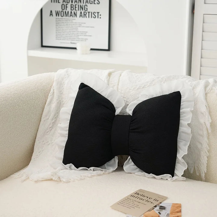 Bow Bliss Throw Pillow